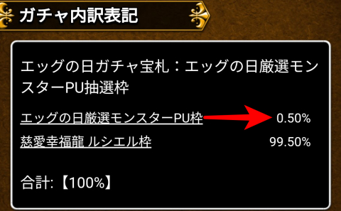 「アルカナ」の可能性0.50％